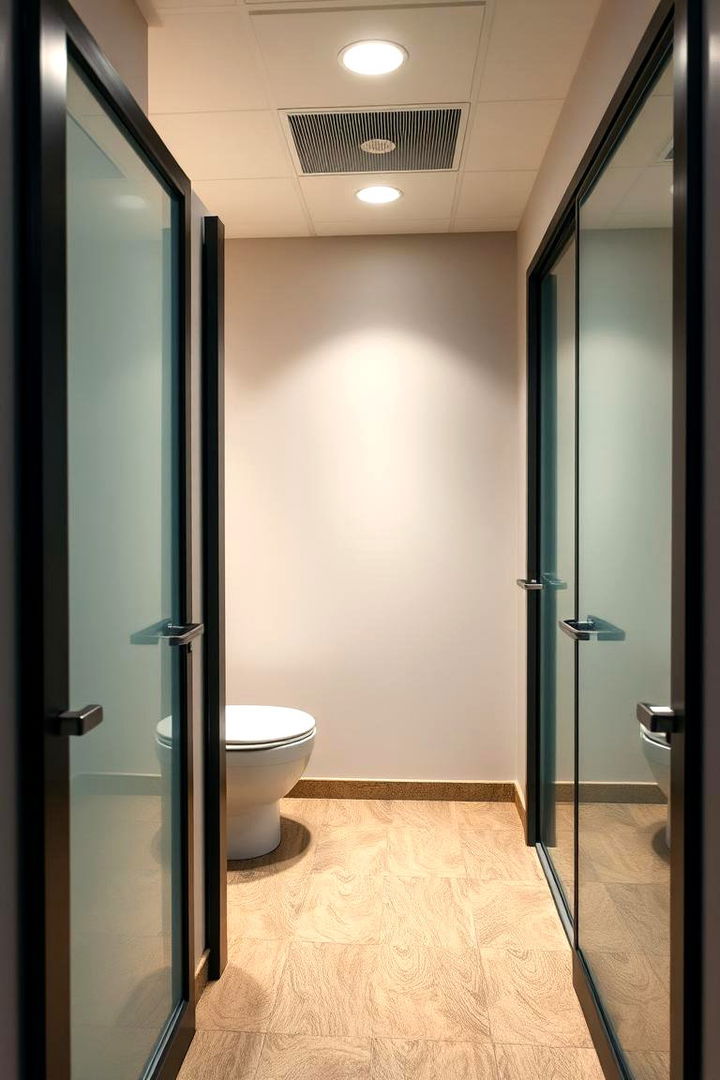Enhanced Privacy Solutions - 22 Office Bathroom Ideas