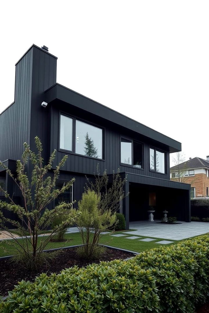 Enhanced Privacy and Security - 22 Modern Black Houses