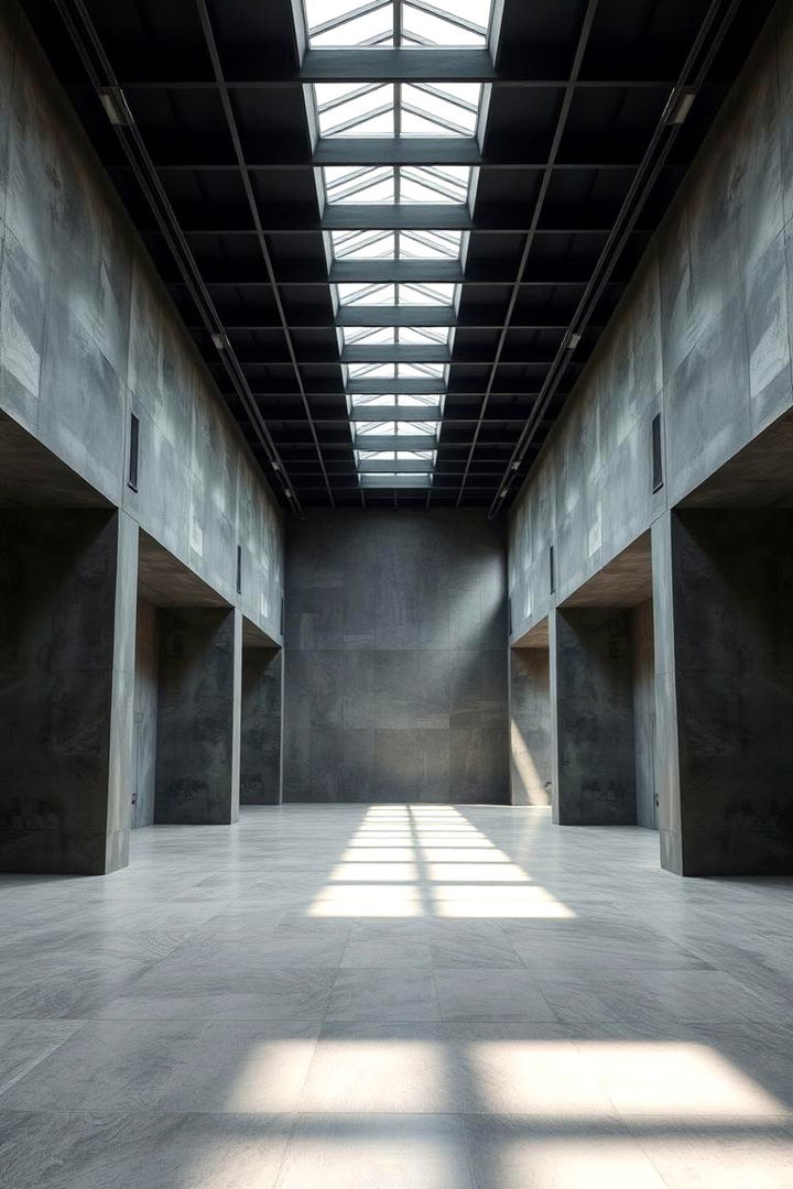 Enhanced Spatial Perception - 22 Black Ceiling With Grey Walls
