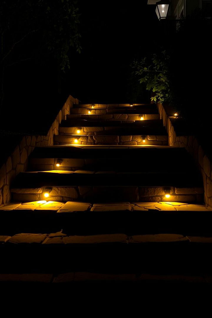 Enhancing Ambience with Lighting - 22 Flagstone Steps