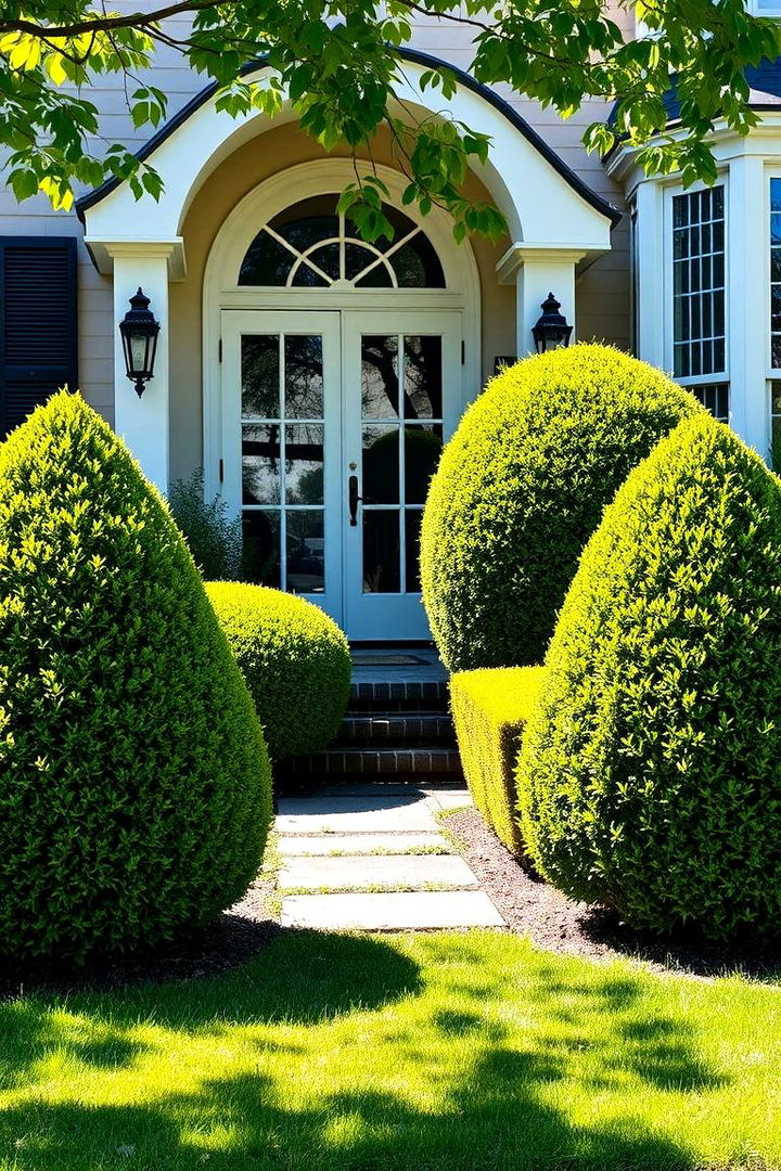 Enhancing Curb Appeal with Pristine Boxwoods - 22 Front Yard Boxwood Shrubs