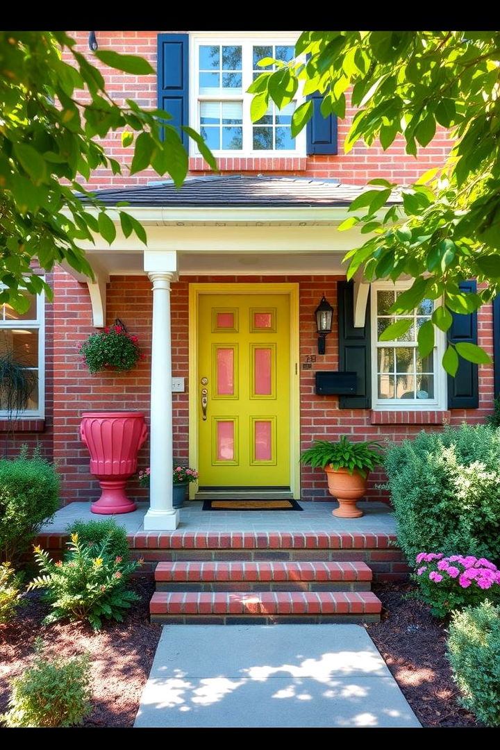 Enhancing Curb Appeal - 22 Painted Brick Houses