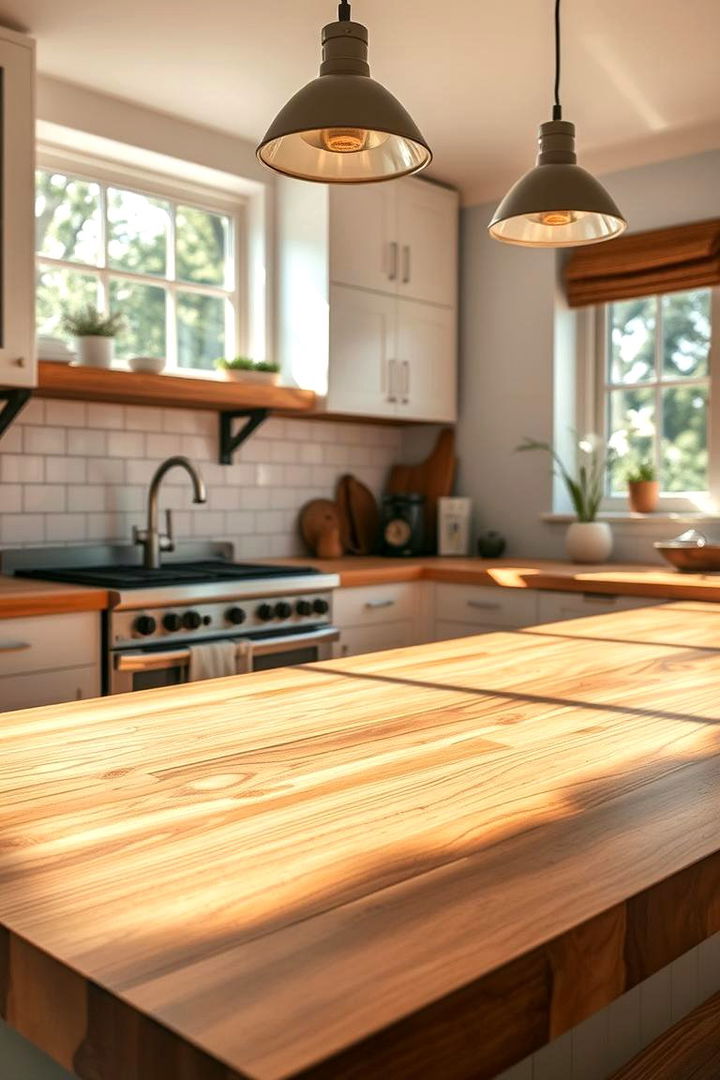Enhancing Natural Lighting - 22 Kitchens With Butcher Block Countertops