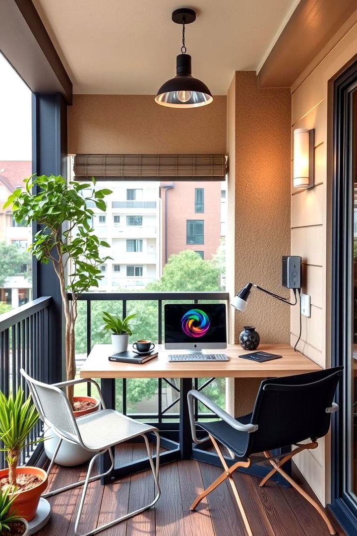 Enhancing Outdoor Connectivity - 22 Balcony Office Ideas