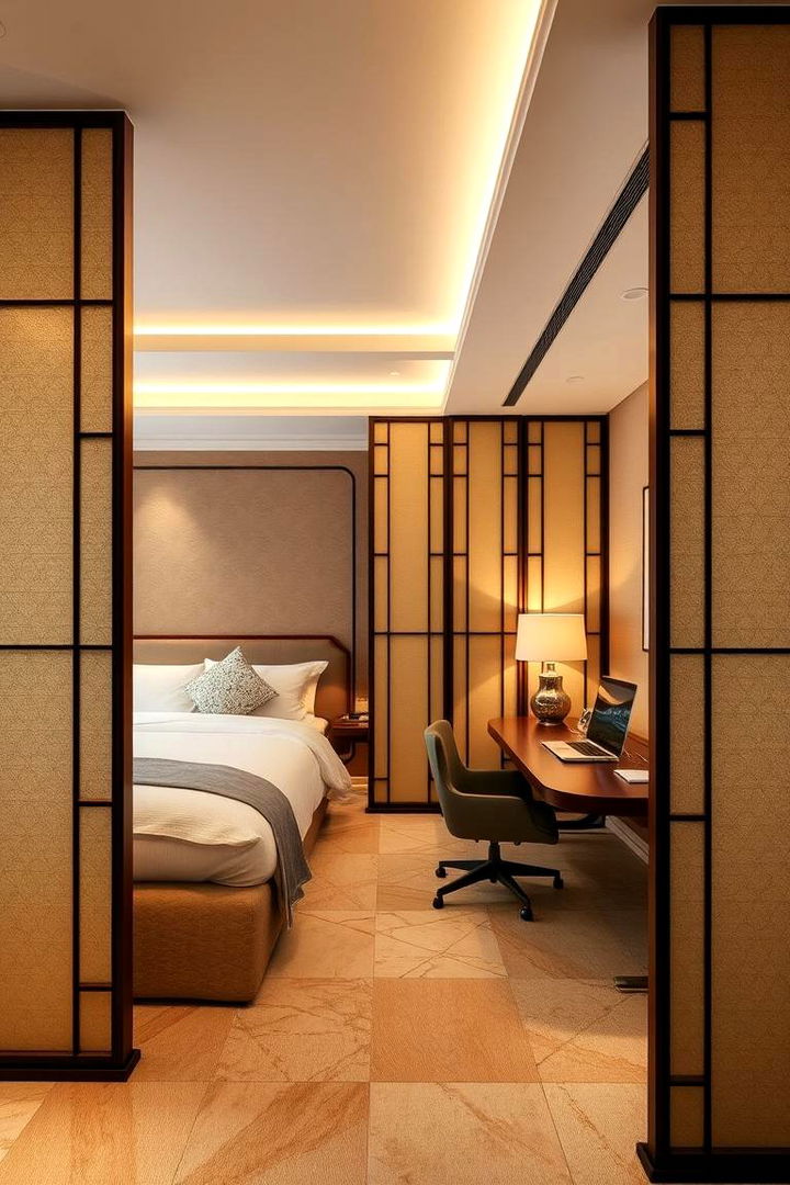 Enhancing Privacy with Partitions - 22 L-shaped Bedroom Layout Ideas