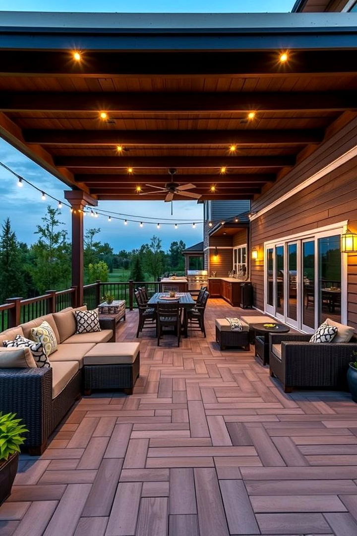 Entertainers Composite Deck - 22 Composite Deck Ideas