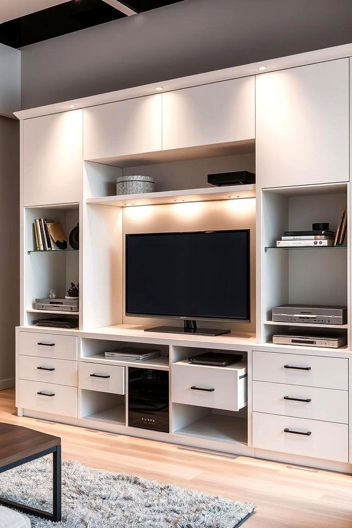 Entertainment Center Storage - 22 Living Room Storage Ideas