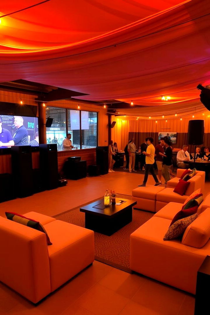 Entertainment Delight Space - 22 Large Balcony Ideas