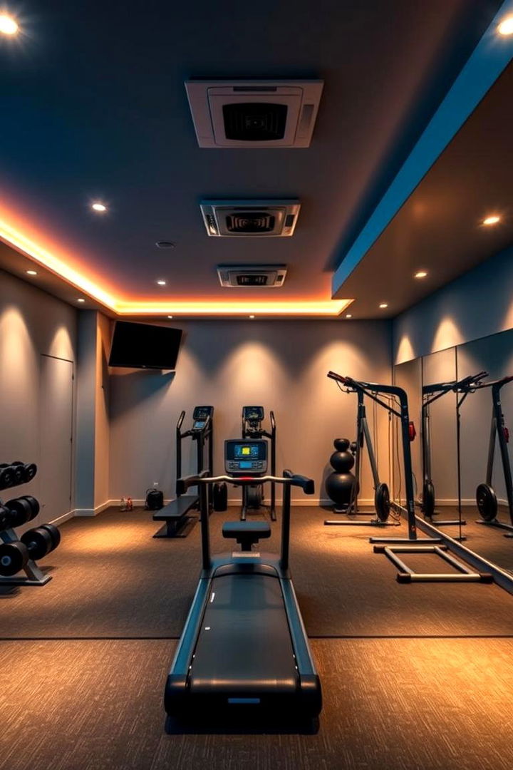 Environmental Lighting Design - 22 Home Gym Ideas