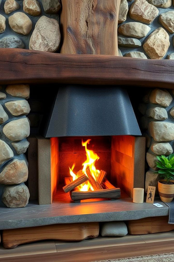 Environmentally Friendly Efficiency - 22 Rustic Fireplaces