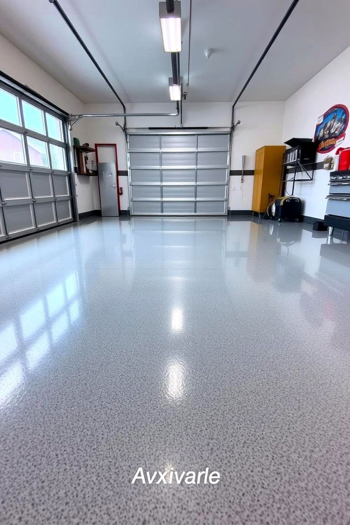 Epoxy Flooring Transformation - 22 Garage Makeover Ideas
