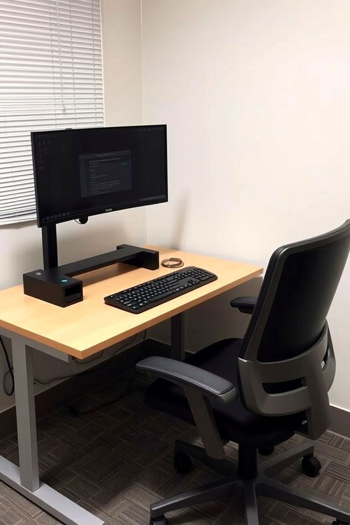 Ergonomic Arrangement - 22 Desk Organization Ideas