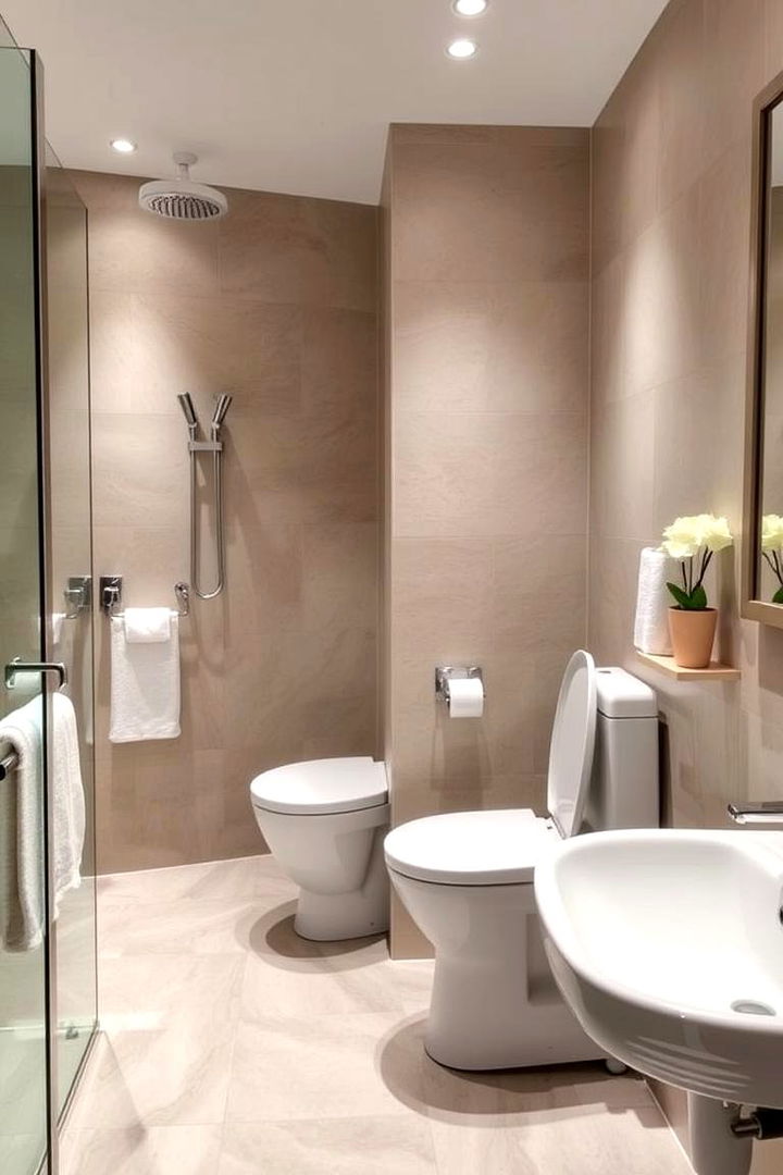 Ergonomic Design and Comfort - 22 Mid-century Modern Bathroom Ideas