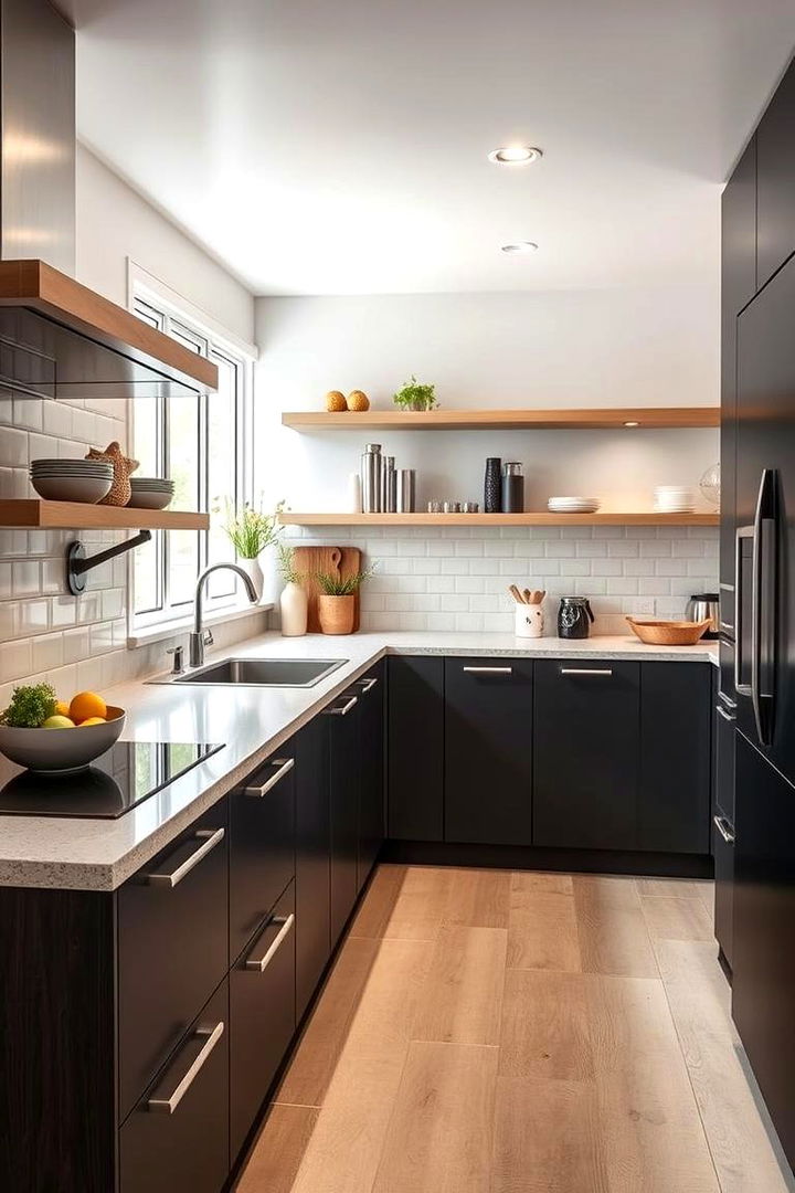 Ergonomic Fitting and Designs - 22 Parallel Modular Kitchen Design Ideas