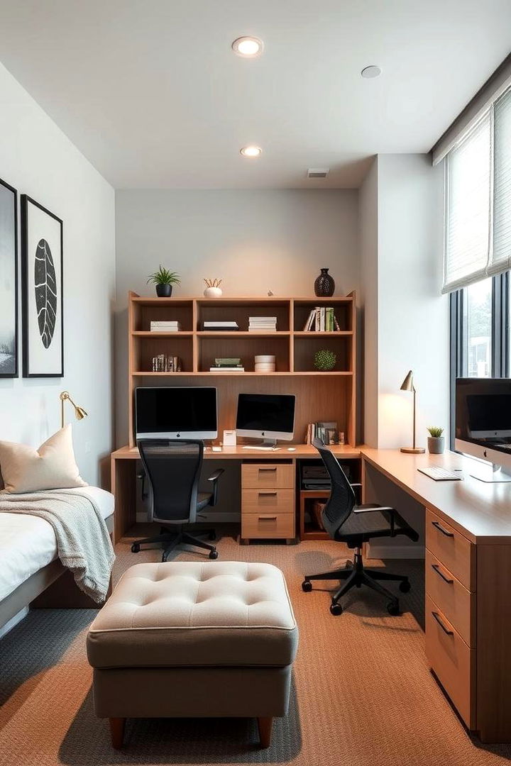 Ergonomic Furniture Setup - 22 Bachelor Room Ideas