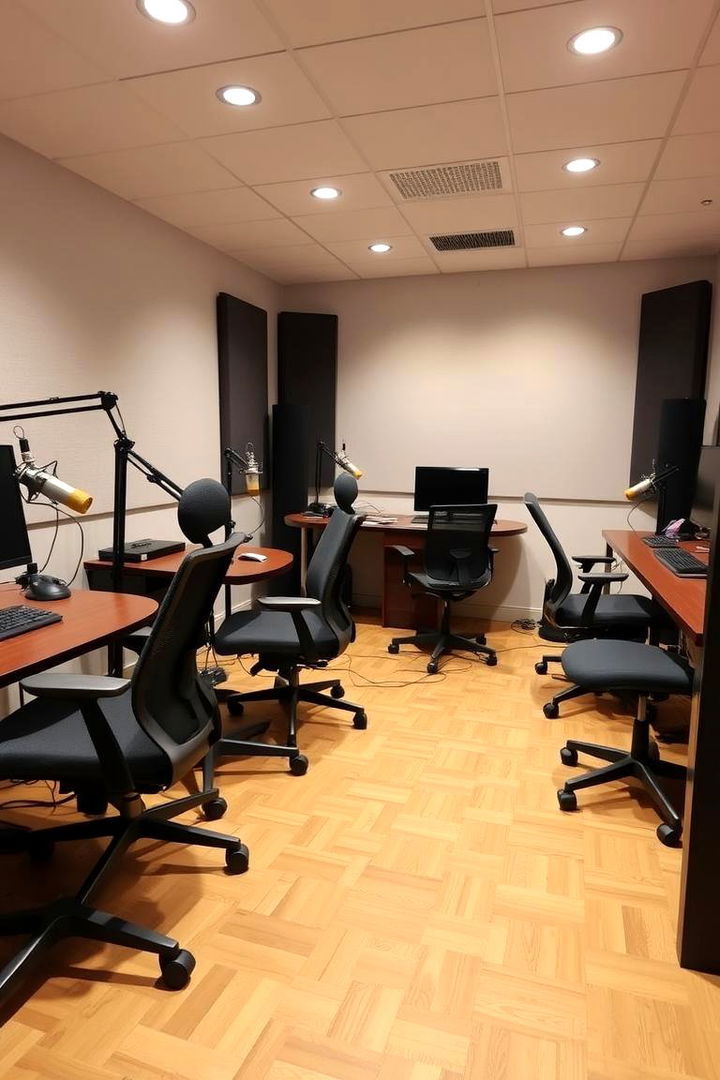 Ergonomic Furniture Solutions - 22 Podcast Room Ideas