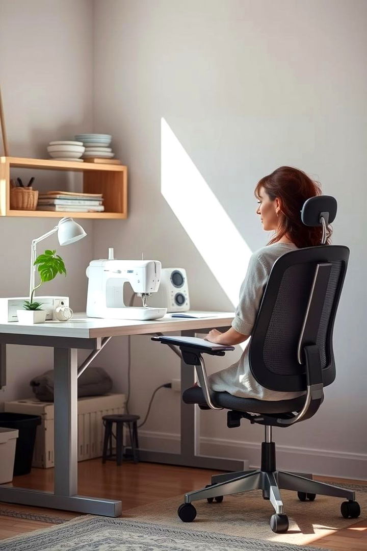 Ergonomic Furniture for Comfort - 22 Sewing Room Ideas