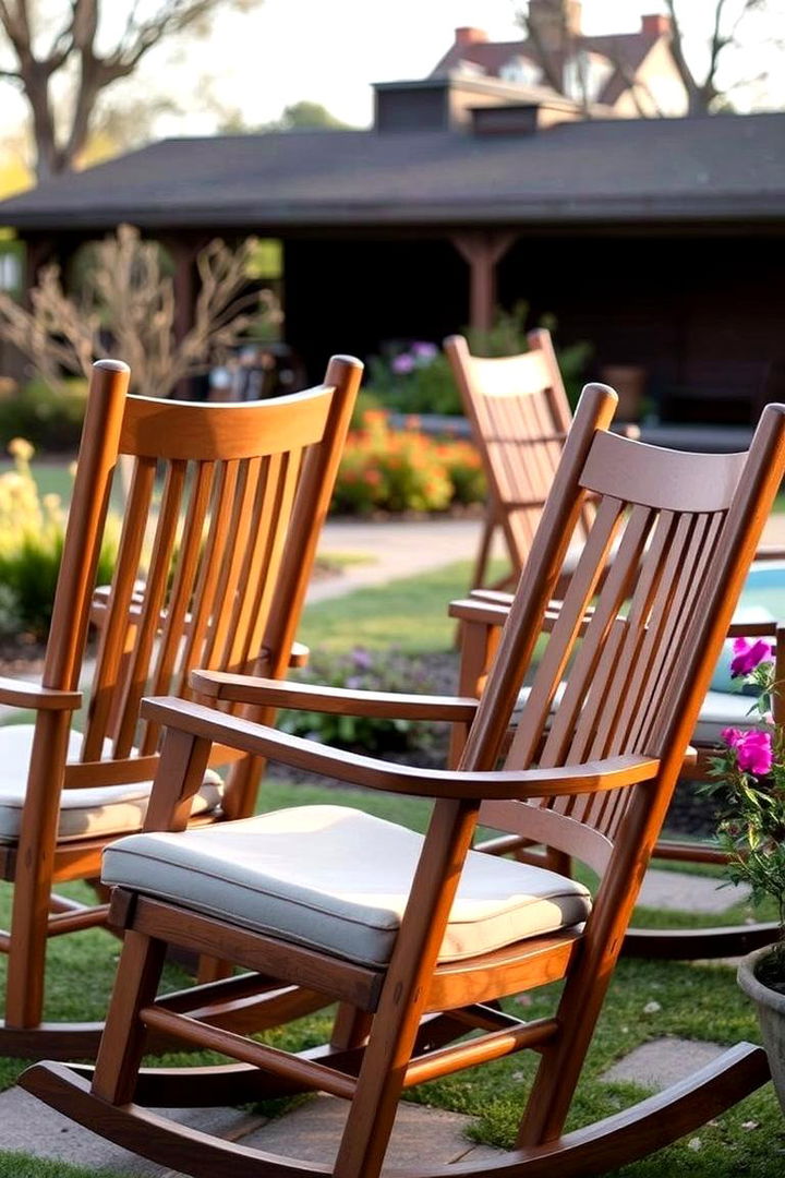 Ergonomic Rocking Chairs for Gardens - 22 Garden Furniture Ideas