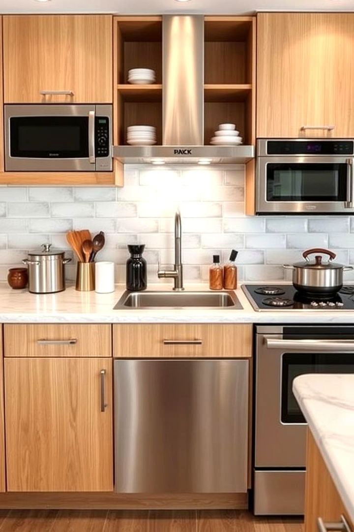Ergonomic Work Zones - 22 Kitchen With Stainless Steel Appliances