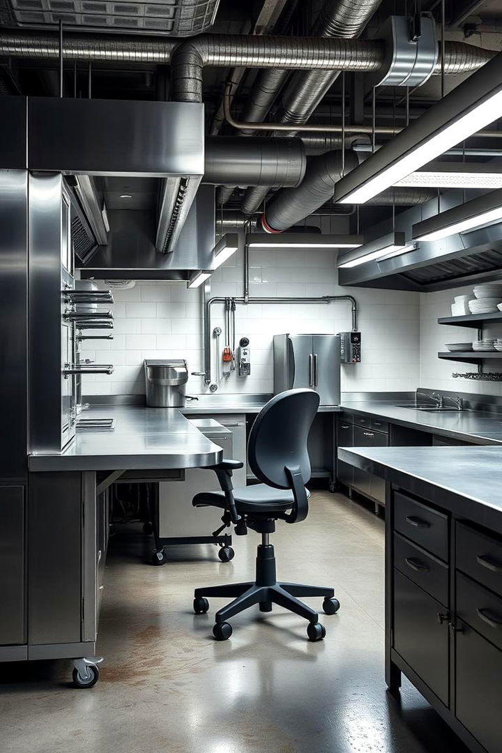 Ergonomic Workstations for Enhanced Productivity - 22 Industrial Kitchen Ideas