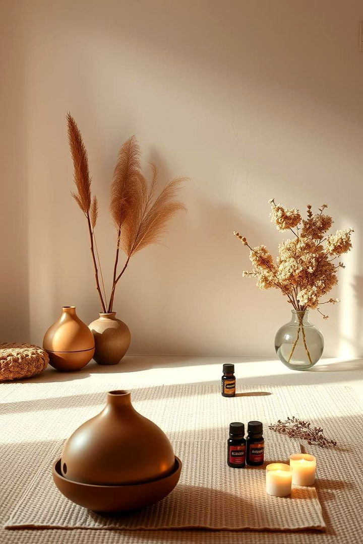 Essential Oil Infused Meditation Room - 22 meditation room ideas