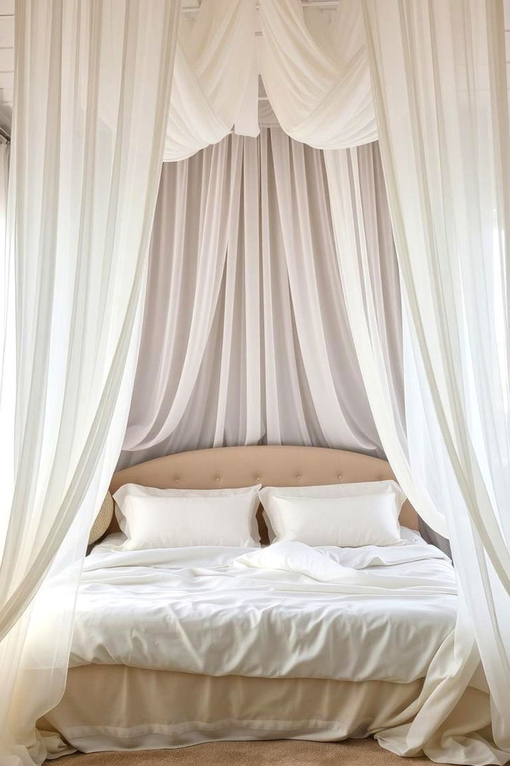Ethereal Canopy Curtains - 22 Fairycore Bedroom Ideas