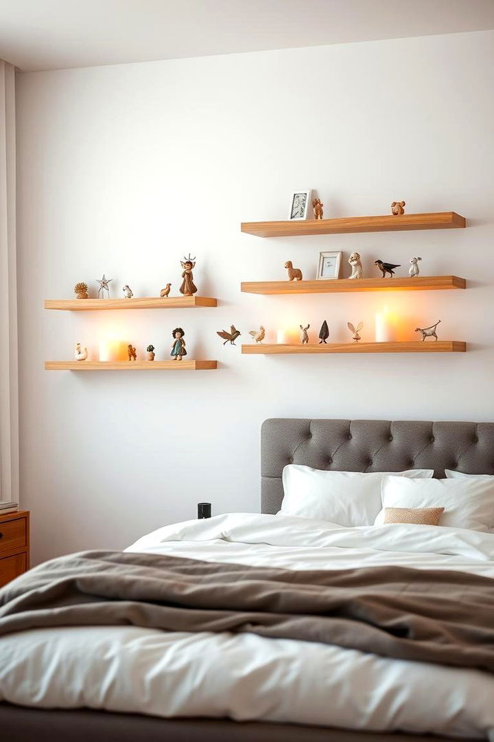 Ethereal Floating Shelves - 22 Fairy-themed Bedroom Ideas
