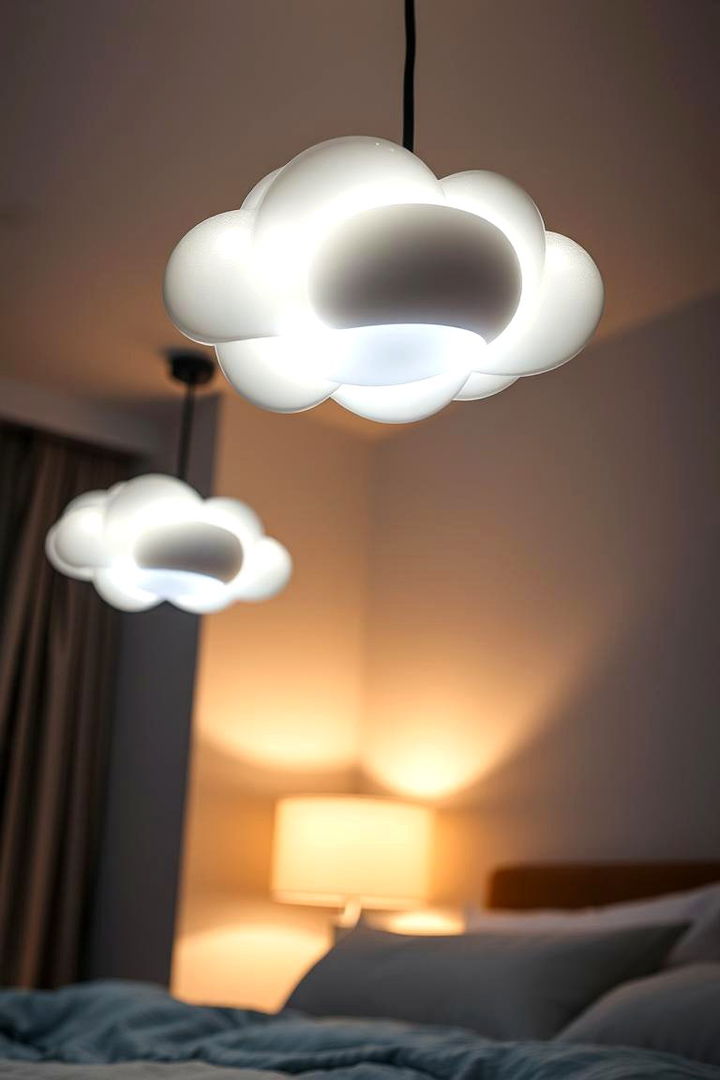 Ethereal Lighting Effects - 22 Cloud-Themed Bedroom Ideas
