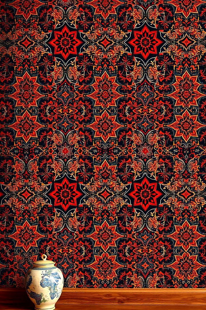Ethnic Cultural Patterns - 22 Bedroom Wallpaper Ideas