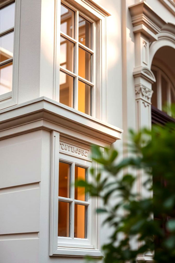 European Influenced Window Trim - 22 Exterior Window Trim Ideas