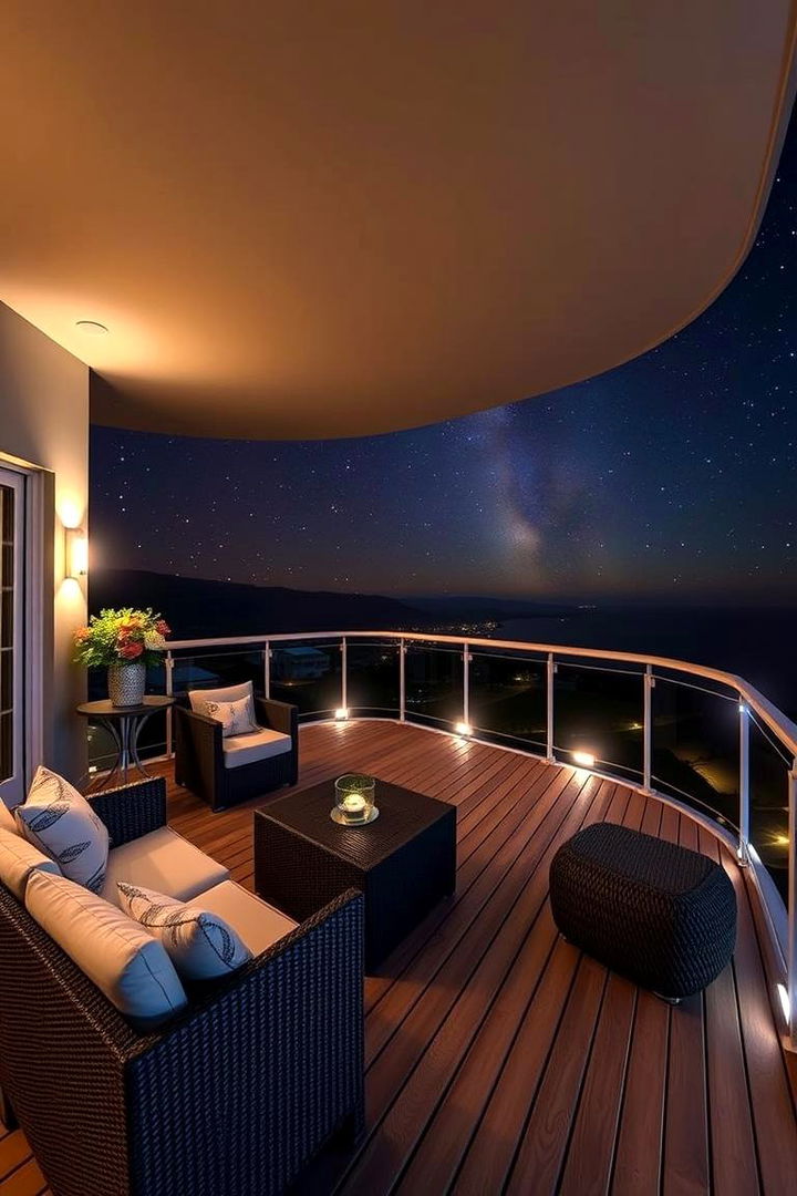 Evening Star Gazing Deck - 22 Large Balcony Ideas