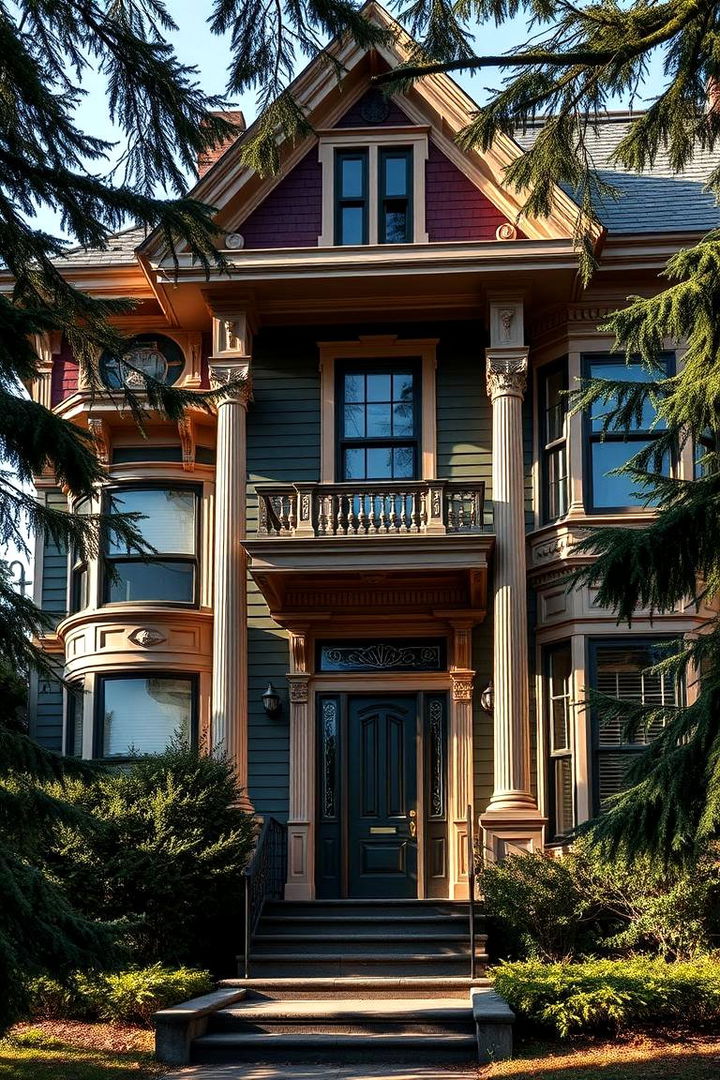 Evergreen Cultural Tones - 22 Green Victorian House Colors