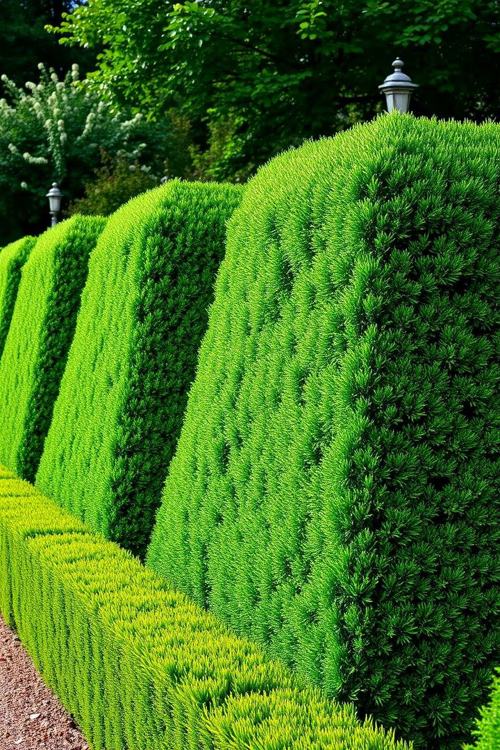 Evergreen Formal Hedges - 22 Shrubs for Privacy