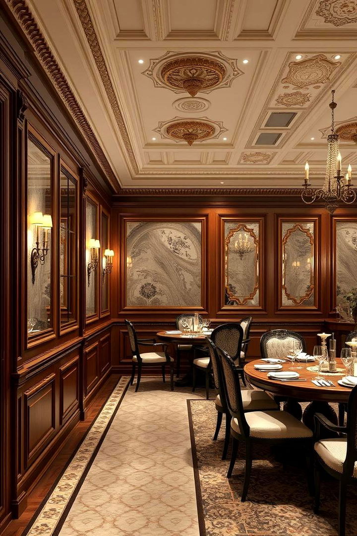 Exceptionally Detailed Millwork - 22 Dining Room Wainscoting Ideas