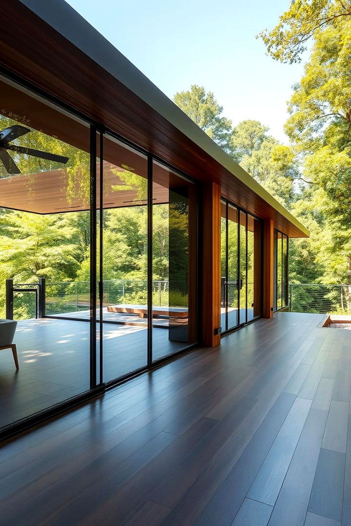 Expansive Glass Windows for Seamless Integration - 22 Mid-Century Modern Exterior Home Ideas