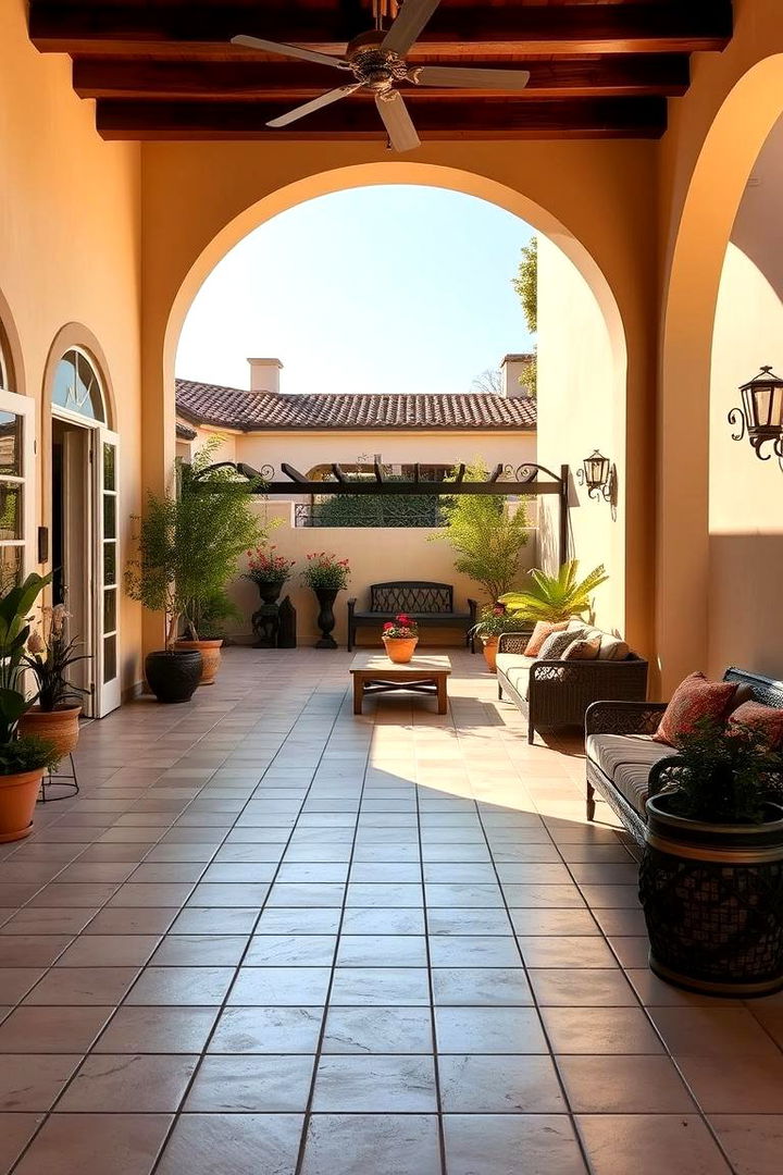 Expansive Open Patio - 22 spanish bungalow exterior ideas