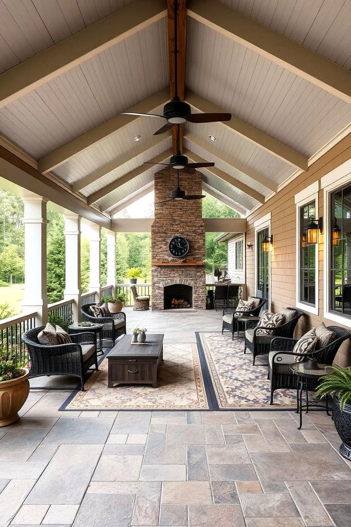 Expansive Porch and Outdoor Living - 22 Barndominium Exterior Ideas