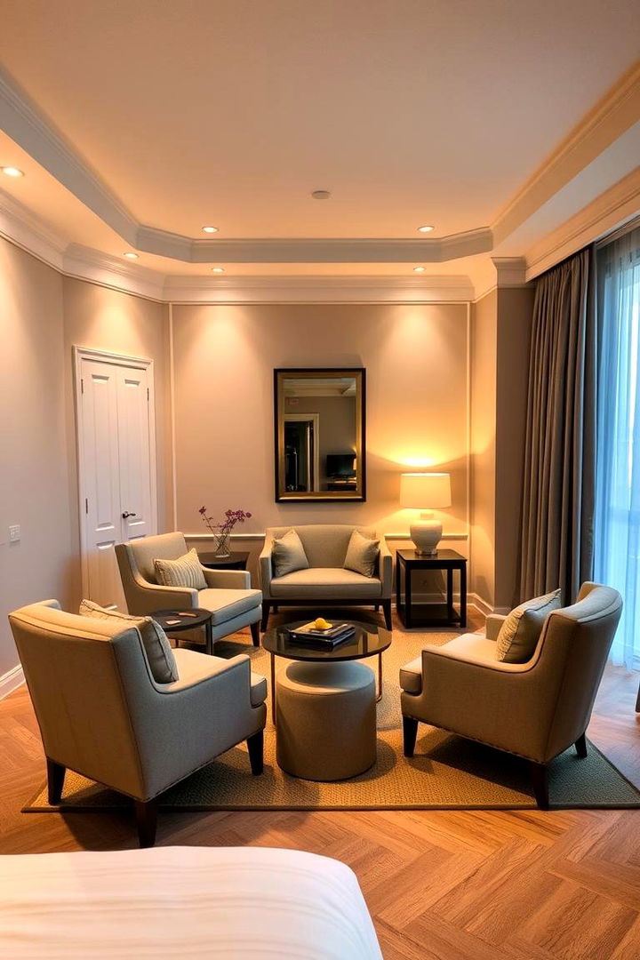 Expansive Seating Areas for Relaxation - 22 Large Bedroom Design Ideas