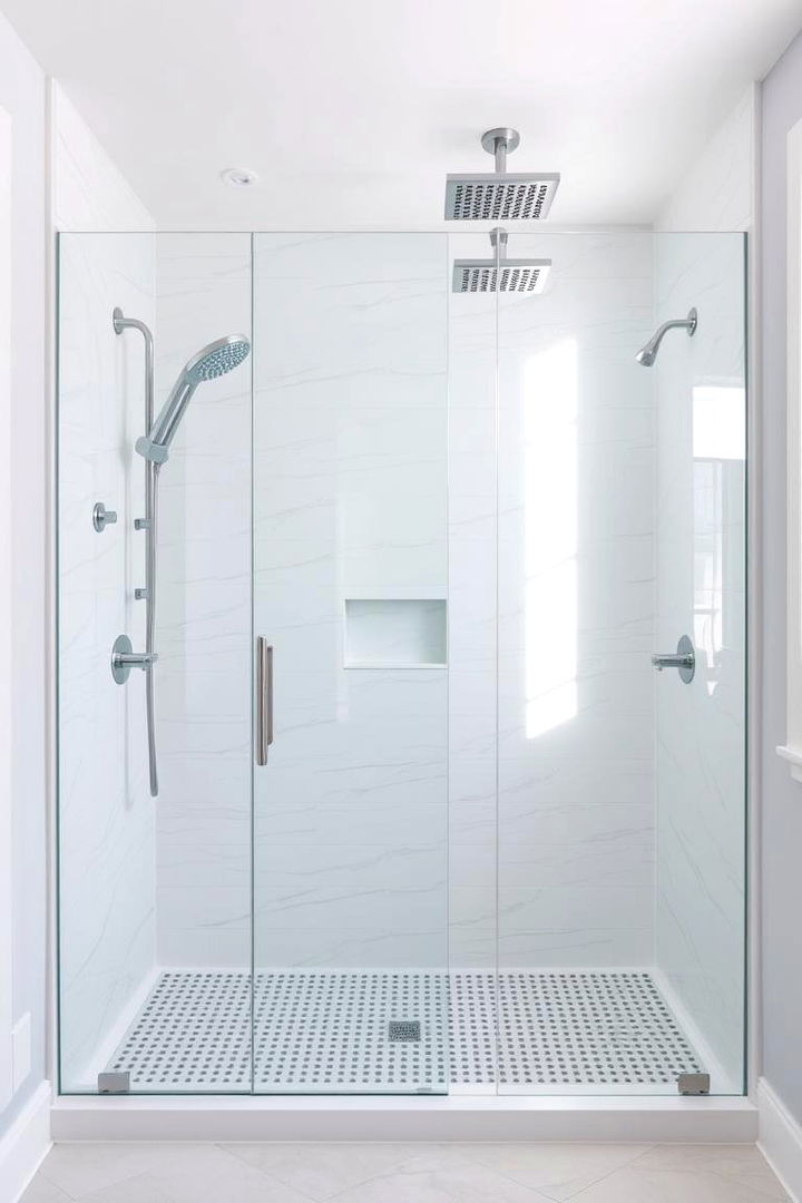 Expansive Walk In Showers - 22 luxury bathroom ideas