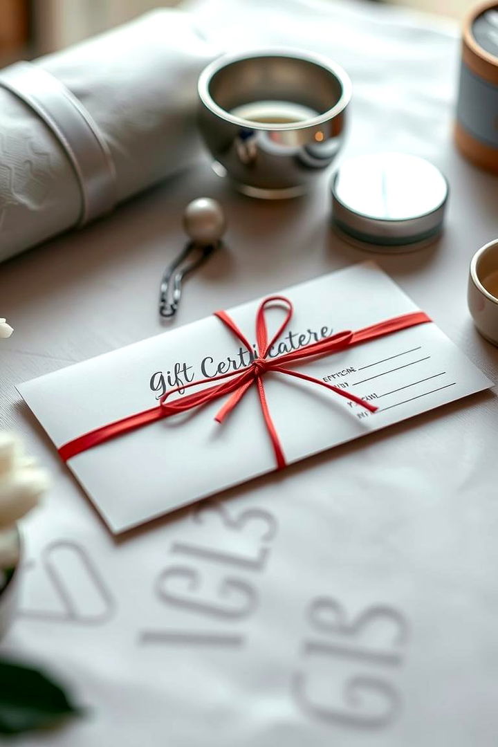 Experience Gift Certificate - 22 Last Minute Wedding Gift Ideas