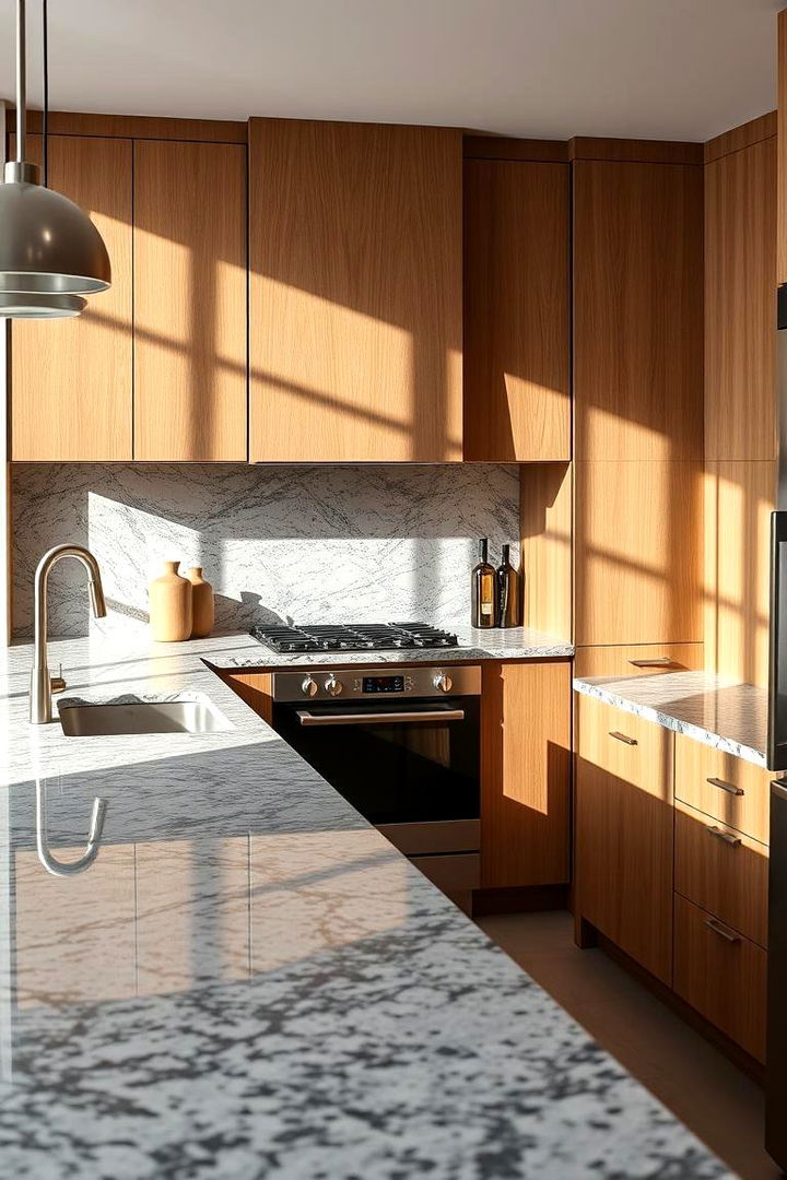 Experimenting with Mixed Textures - 22 what color countertops go with oak cabinets