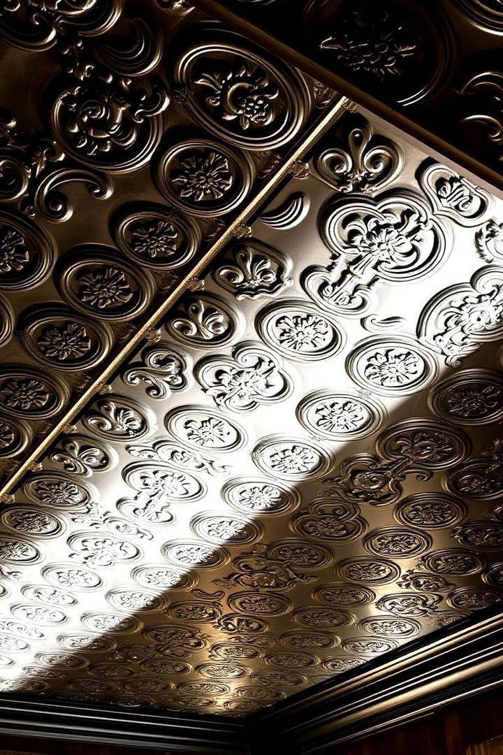 Exploring Tin Ceiling Textures and Patterns - 22 Tin Ceiling