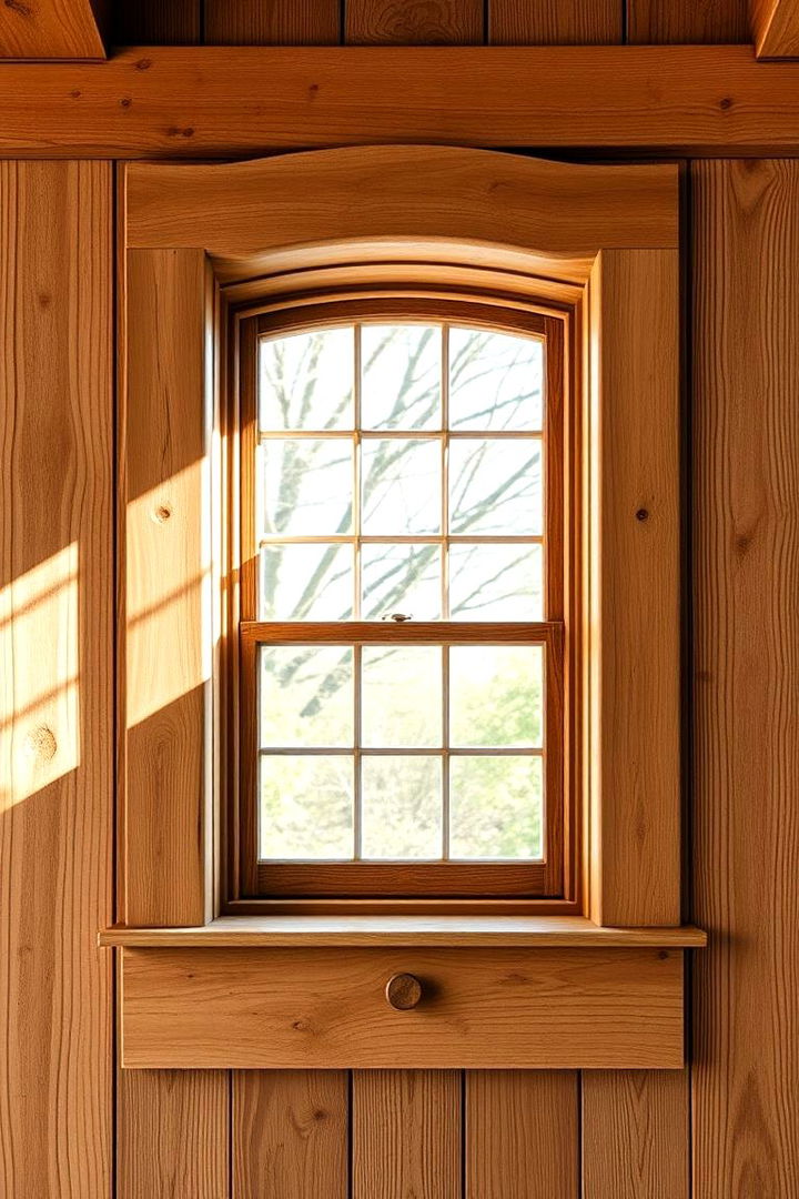 Exposed Beams Style - 22 Farmhouse Interior Window Trim Ideas