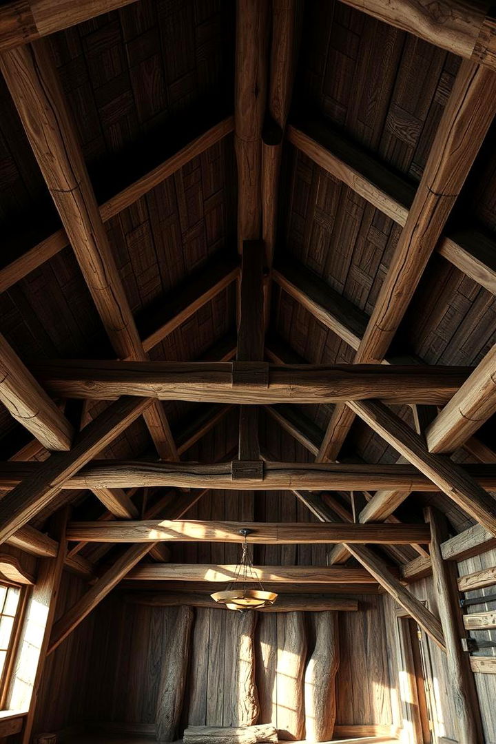 Exposed Beams and Textured Ceilings - 22 Viking Bedroom Ideas