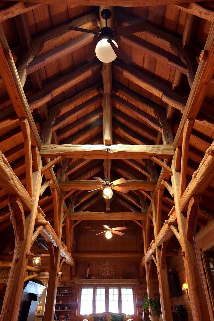 Exposed Beams for Rustic Beauty - 22 Cabin Kitchen Ideas