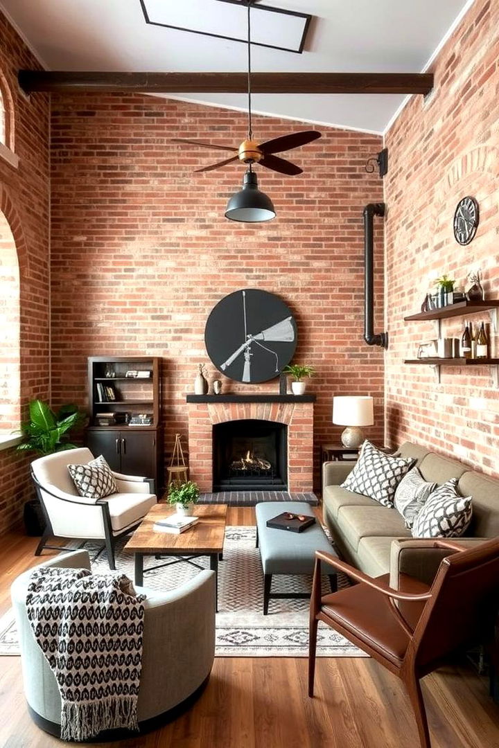 Exposed Brick Details - 22 masculine dining room ideas