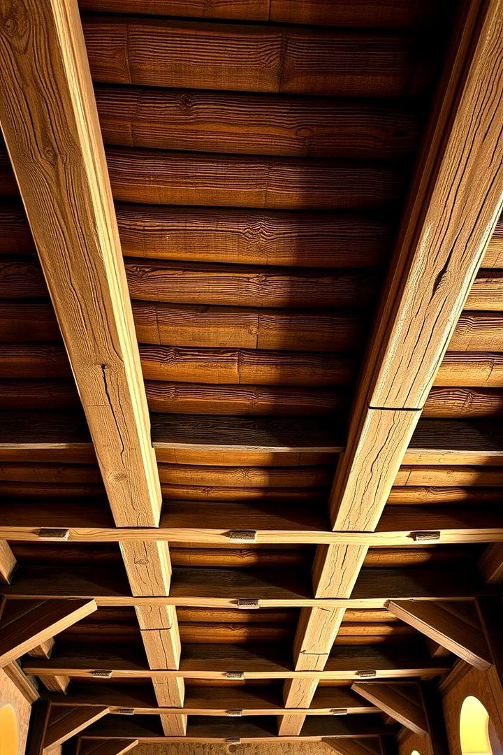 Exposed Ceiling Beams Charm - 22 Medieval Home Decor Ideas