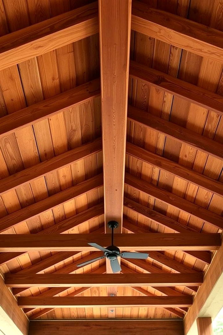Exposed Ceiling Beams - 22 Farmhouse Porch Ideas