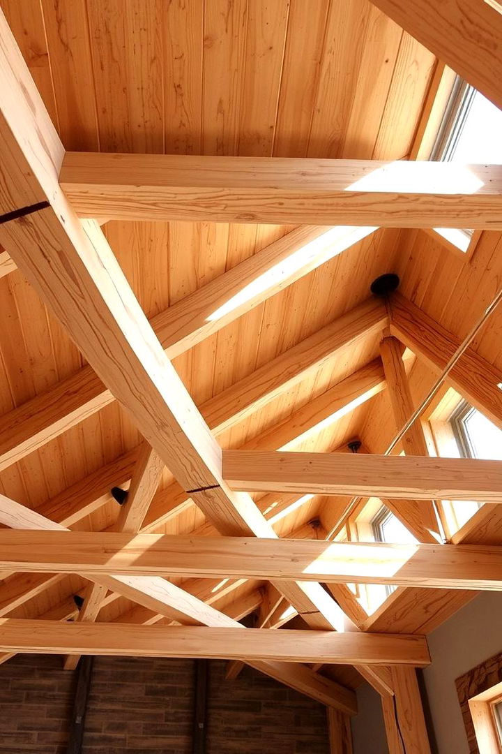 Exposed Plywood Beam Ceilings - 22 Plywood Ceiling Ideas