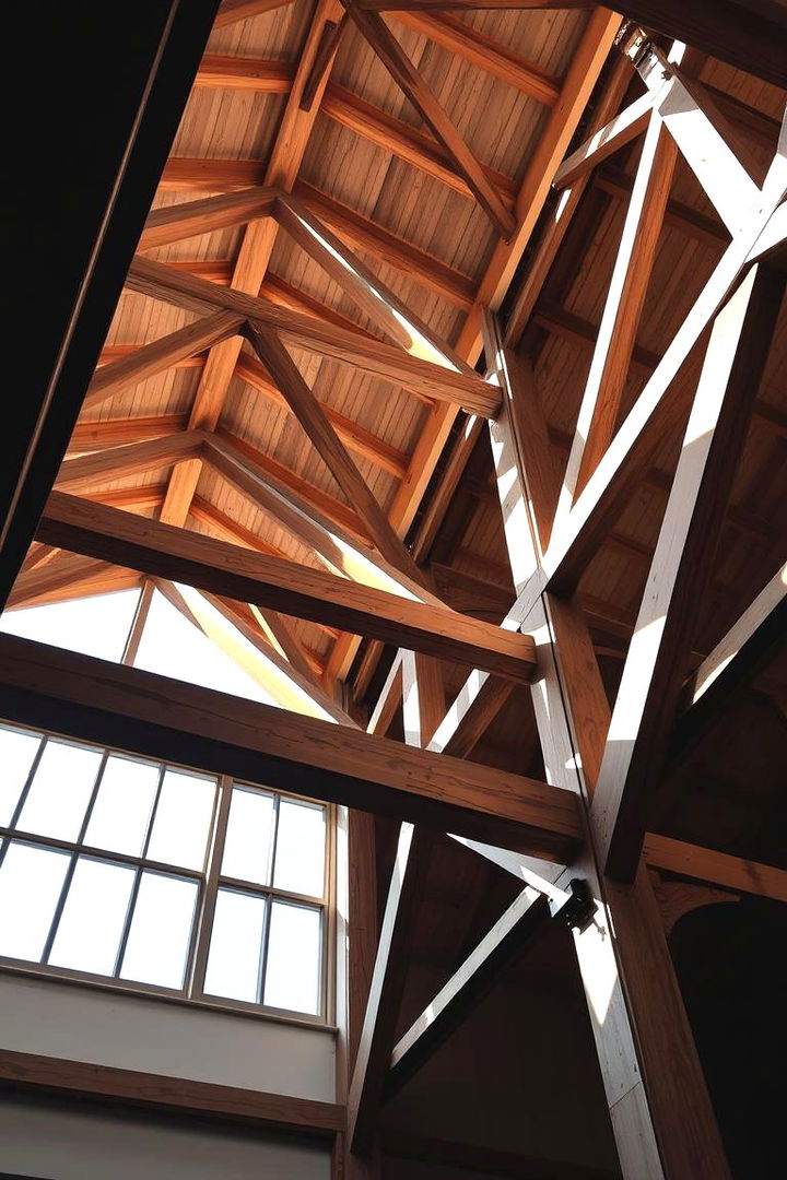 Exposed Structural Elegance - 22 Barndominium Exterior Ideas